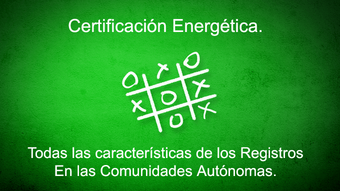 comunidade autonomas certificado energetico