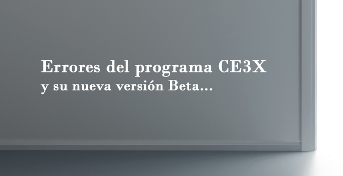 errores programa ce3x