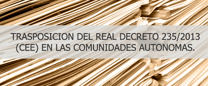 trasposicion certificacion energetica